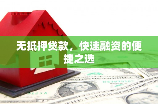 雨花无抵押贷款，快速融资的便捷之选