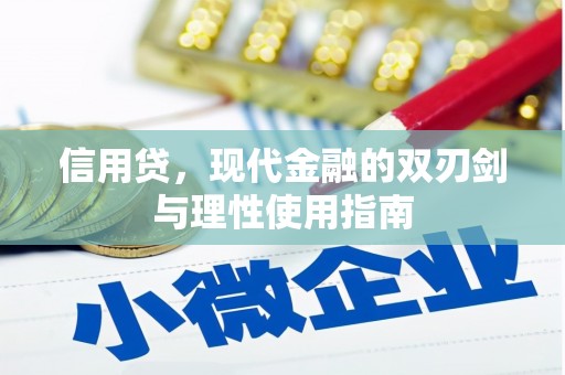 龙崎信用贷，现代金融的双刃剑与理性使用指南