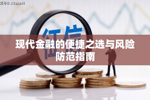 贞丰现代金融的便捷之选与风险防范指南