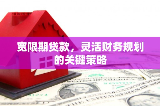 那玛夏宽限期贷款，灵活财务规划的关键策略