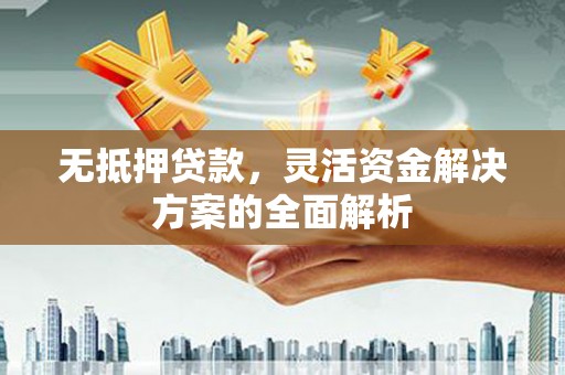 桐乡无抵押贷款，灵活资金解决方案的全面解析