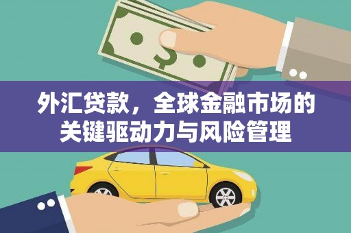 集美外汇贷款，全球金融市场的关键驱动力与风险管理