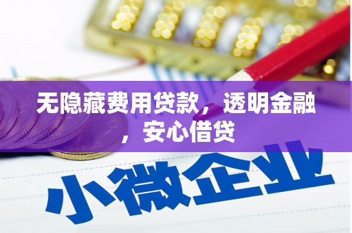 安溪无隐藏费用贷款，透明金融，安心借贷