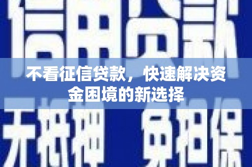玉环不看征信贷款，快速解决资金困境的新选择