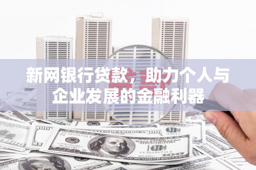 昌都新网银行贷款，助力个人与企业发展的金融利器