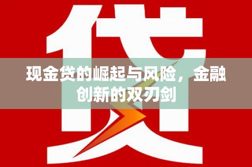 庆元现金贷的崛起与风险，金融创新的双刃剑