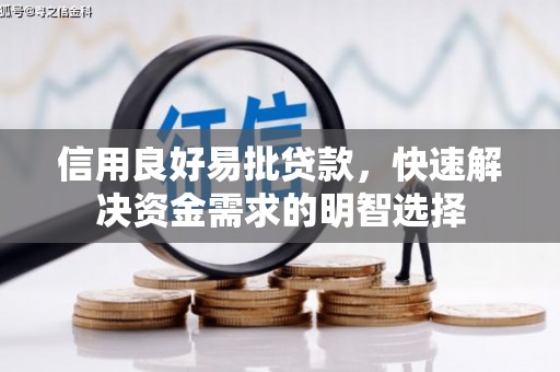 新营信用良好易批贷款，快速解决资金需求的明智选择