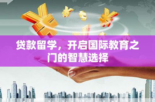 金峰贷款留学，开启国际教育之门的智慧选择