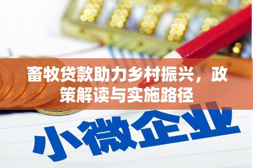 北辰畜牧贷款助力乡村振兴，政策解读与实施路径