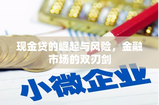 江城现金贷的崛起与风险，金融市场的双刃剑
